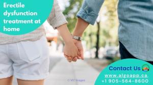 Access the erectile dysfunction treatment at home