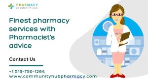 Get pharmacist advice and medication services in Paris ON