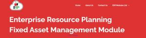 Get Installed Enterprise Resource Planning Fixed Asset Management Modu