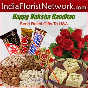 Spectacular Rakhi Merchandise for Brother in USA- Express Delivery 