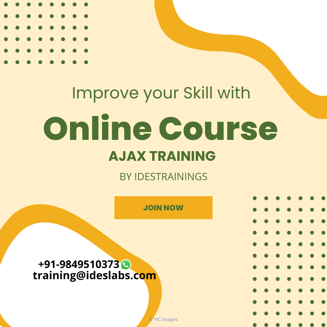 Ajax Training- IDESTRAININGS