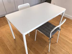 IKEA Tommaryd table (1 piece) and Adde chairs (2 pieces), like new