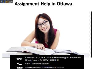 Assignment Help in Ottawa