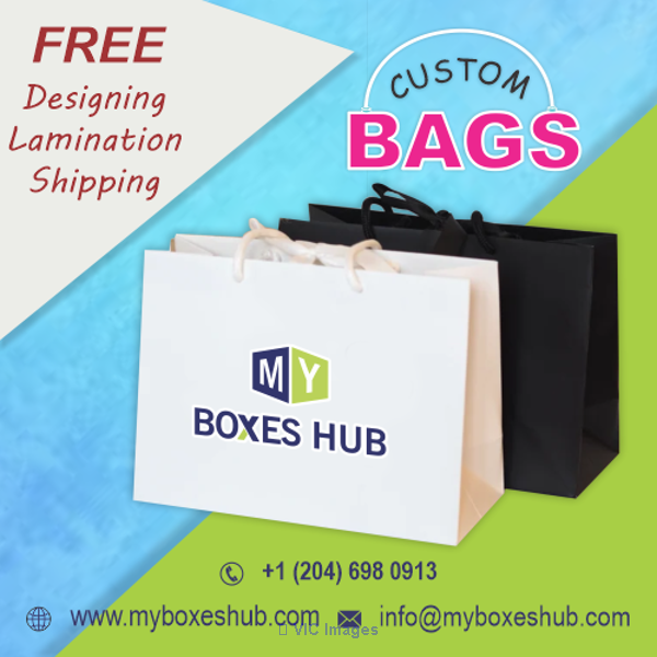 We Provide Best  Custom Paper Bags with Logo in Canada