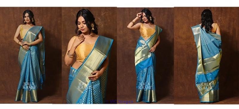 kala kashi Banarasi cotton saree is a rare fabric