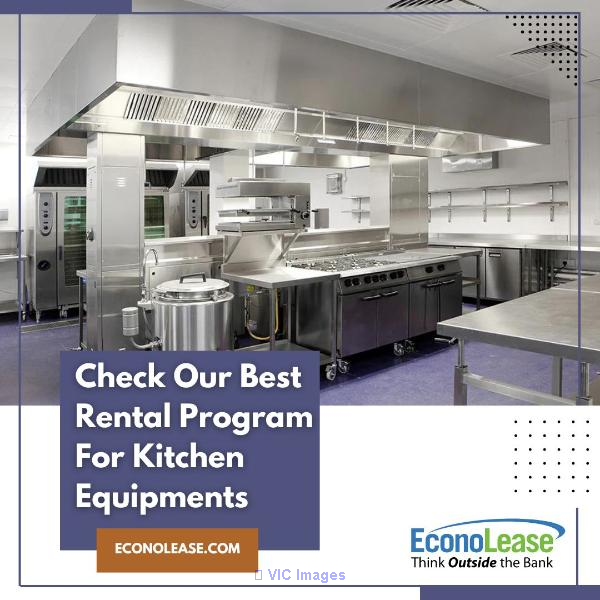 Check Our Best Rental Program For Kitchen Equipments - Econolease