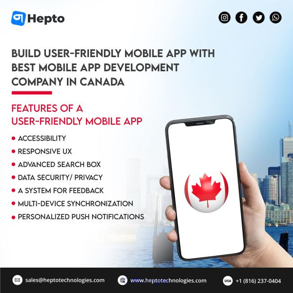 Mobile App Development Company Canada - Hepto Technologies