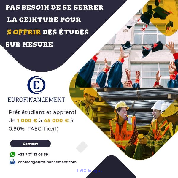 Thanks to EuroFinancement for the student loan