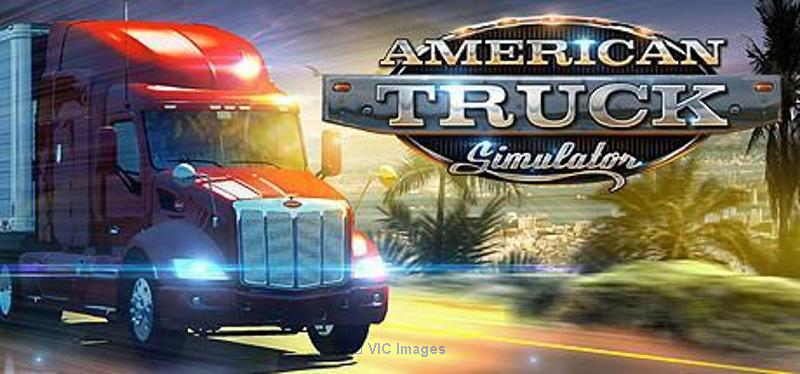 American Truck Simulator v1.38 with DLCs Laptop/Desktop Computer Game.