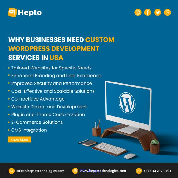 Why choose our Custom WordPress Development Services in the USA?