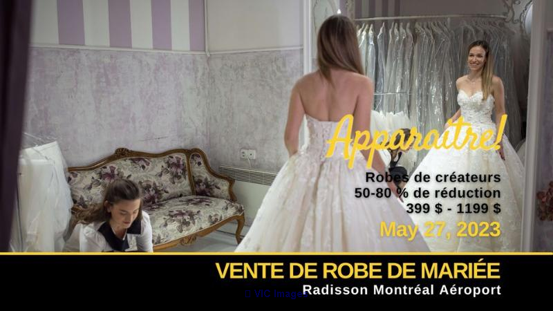 Vente de robes de mariée Montréal