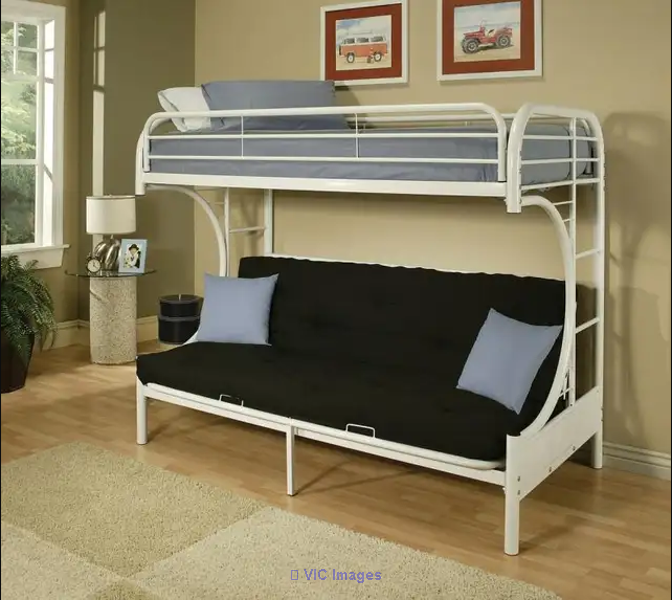 BRAND NEW FUTON BUNK BED - SINGLE-DOUBLE BED & FUTON