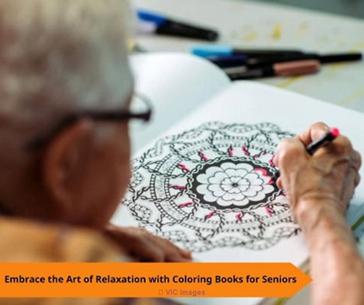 Embrace the Art of Relaxation with Coloring Books for Seniors 