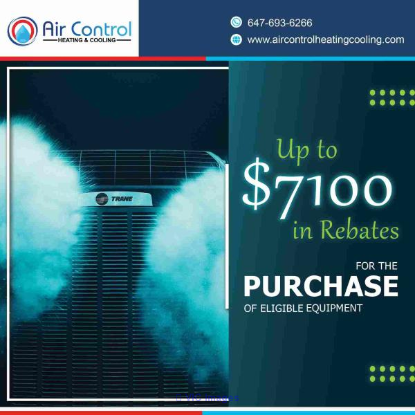 Up to $7100 in Rebates for the Purchase of Eligible Equipment