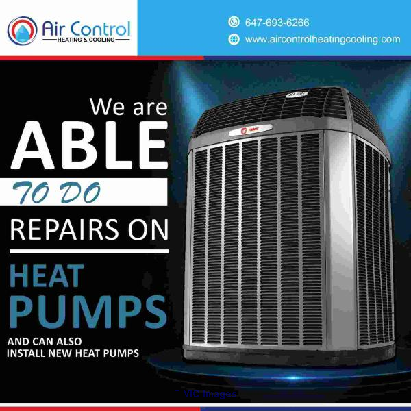 We are able to do repairs on heat pumps and can also install new heat 