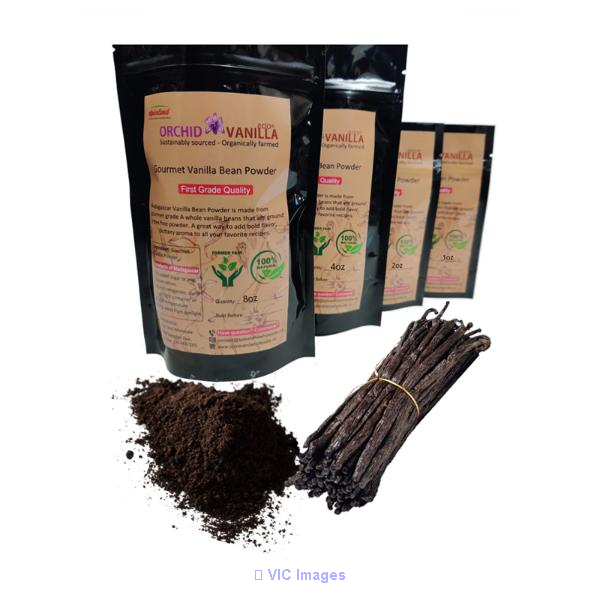 Madagascar Gourmet Ground Vanilla Bean Powder First Grade