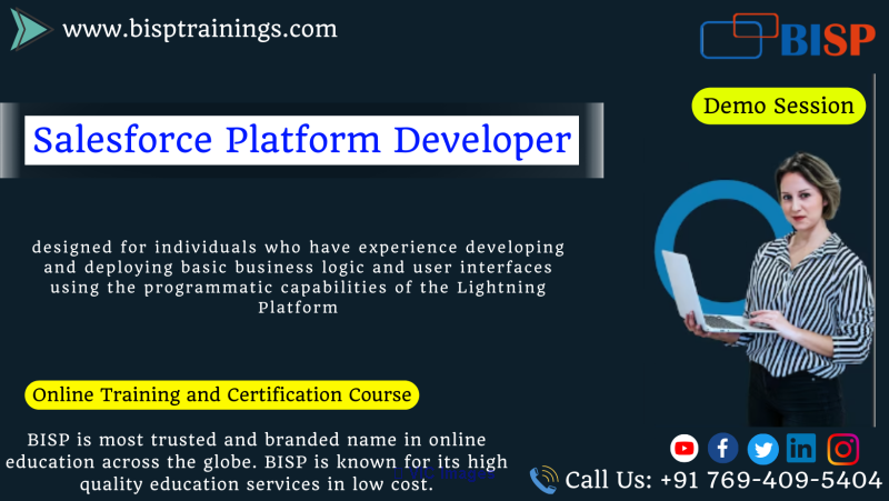 Salesforce Platform Developer I Certification Course | BISP Trainings