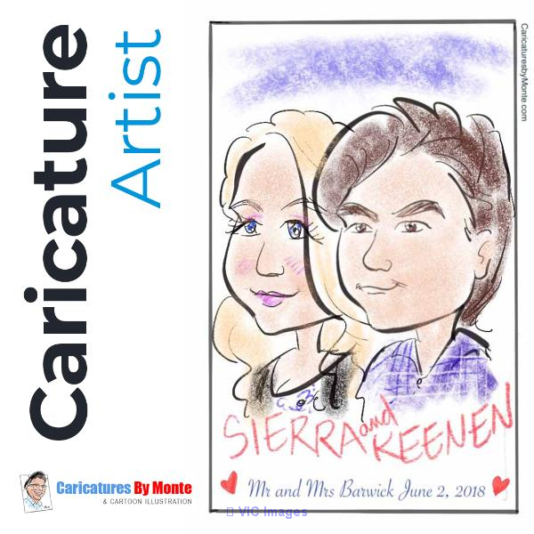 Exceptional Caricature Artist for Parties Monté Barwick