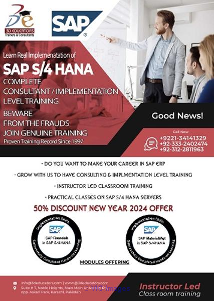 SAP S4 HANA Training and Certification.
