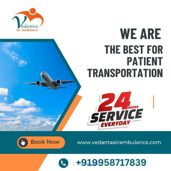Gain Vedanta Air Ambulance Service in Siliguri for the Top-class CCU 