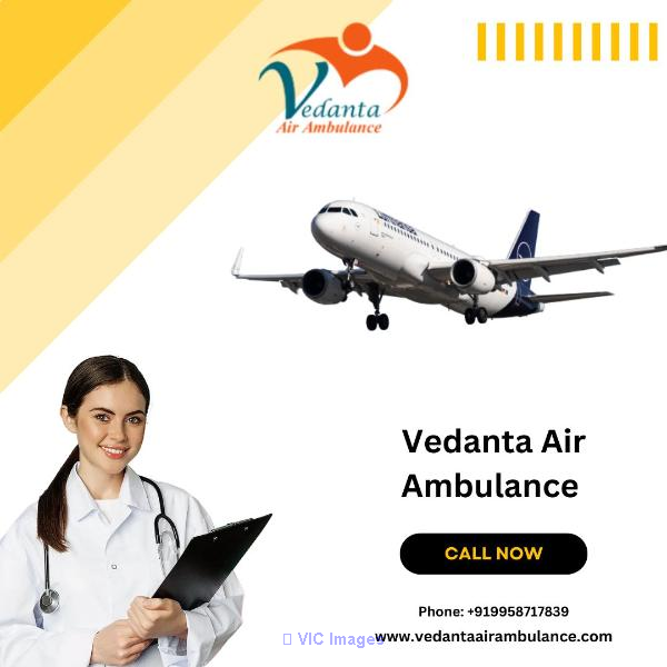 Select Advanced Vedanta Air Ambulance Services in Allahabad  