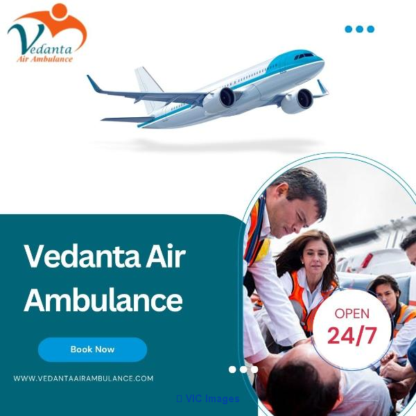 Hire Modern Vedanta Air Ambulance Service in Siliguri  