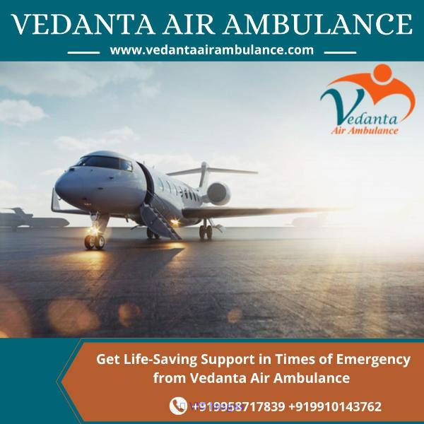Hire Top-Level Vedanta Air Ambulance Services in Bangalore  