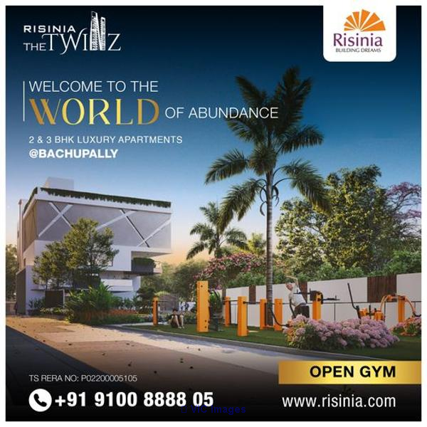 New Gated Communities in Bachupally Hyderabad | The Twinz by Risinia