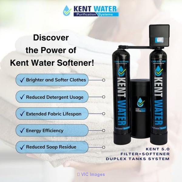 Kentwater's Advanced Water Treatment: Kent 5.0 Filter + Softener