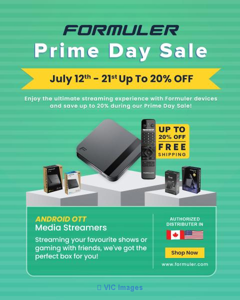 Formuler Prime Day Sale 2024 Early Deals and Dates