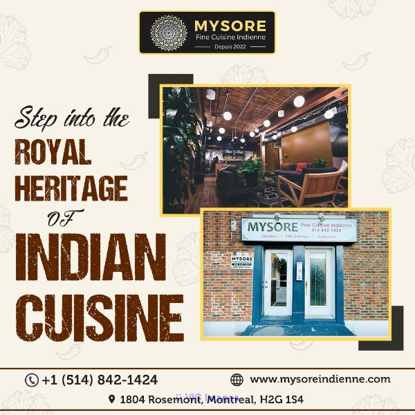 Best Restaurant in Montreal | Mysore Fine Cuisine Indienne