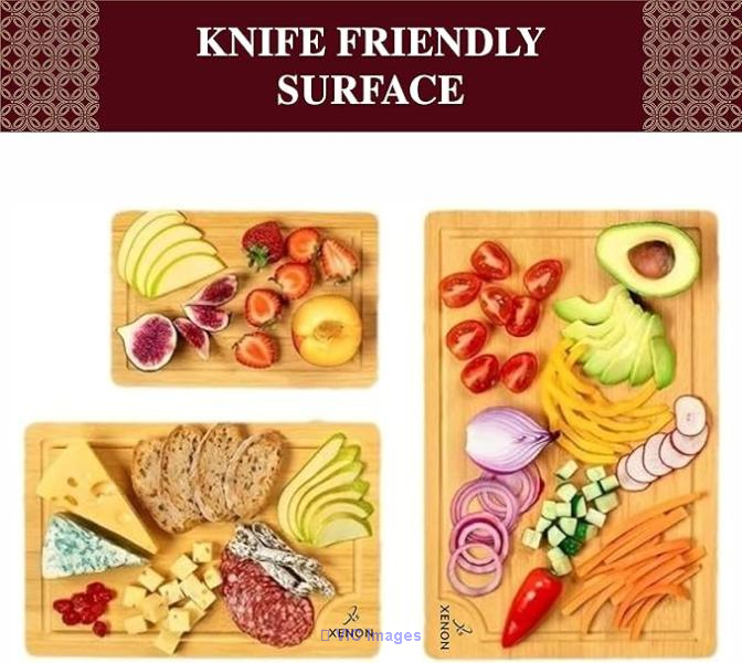 Bamboo Chopping Board: Easy to Handle  