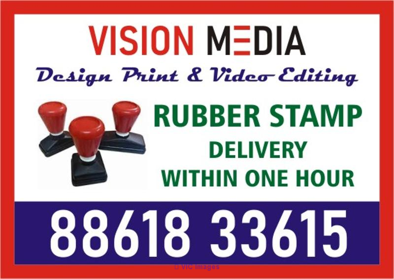 Specialized in Pre - Ink Rubber Stamp | Delivery within one hour | 198