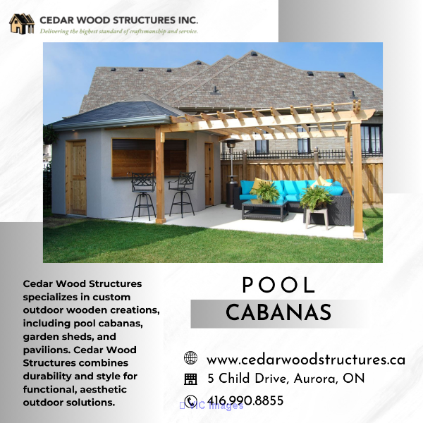 Luxury Outdoor Living: Custom Pergolas, Cabanas, Gazebos & More