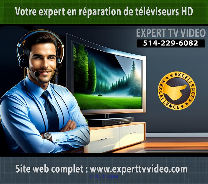 Réparation à domicile de téléviseurs HD