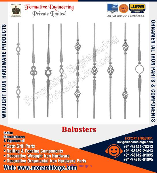 Wrought Iron Hardware, Gate Grill Parts, Railing & Fencing Components 