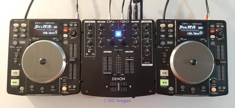 CDJ Professionnel DENON DN-S1200 & mixer DN-X120