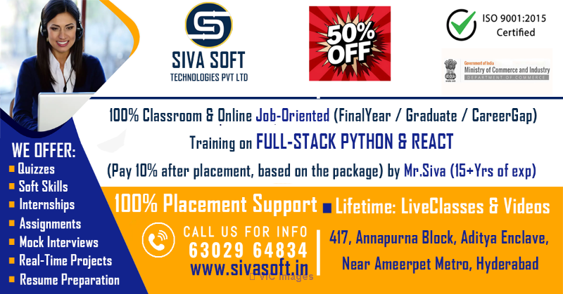 Classroom & Online Master Full-Stack Python (AI+DSA) with AWS, GCP,Rea
