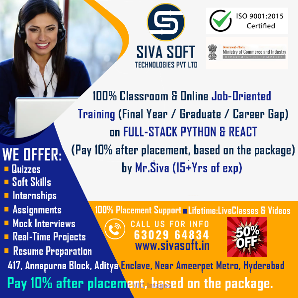 Classroom & Online Master Full-Stack Python (AI+DSA) with AWS, GCP,Rea
