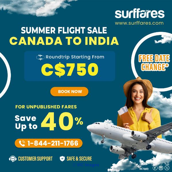 Flights from Winnipeg to Delhi - Surffares