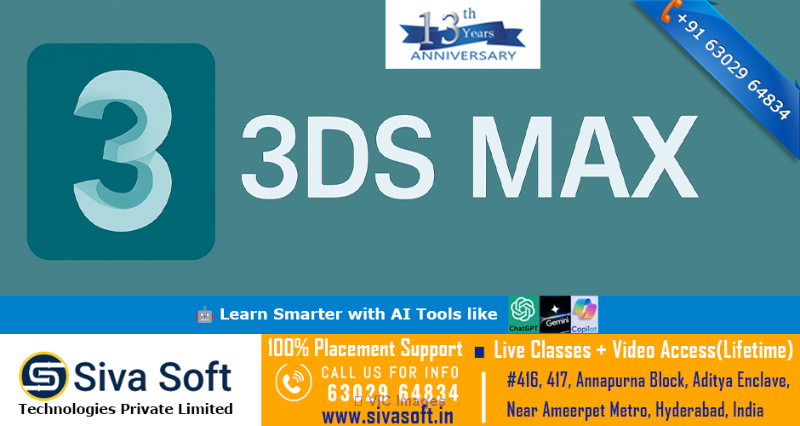 3DS MAX Training Course | Classroom and Online | Ameerpet Hyderabad In