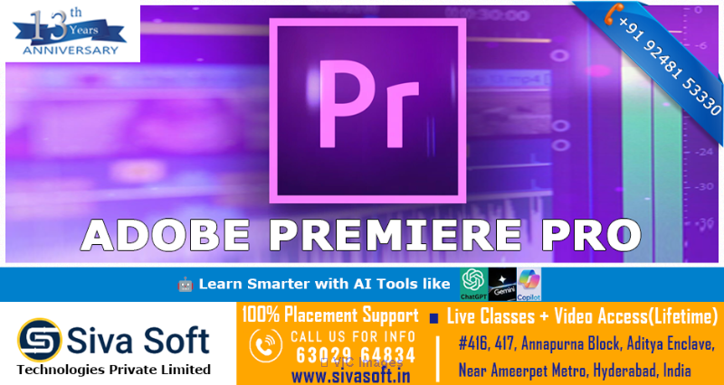 Adobe Premiere with AI Training Course | Classroom and Online | Ameerp