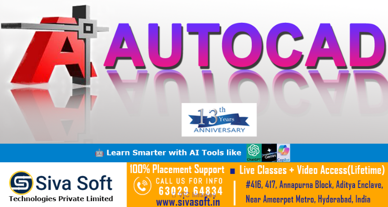 AutoCAD 2D & 3D Training Course | Classroom and Online | Ameerpet Hyde