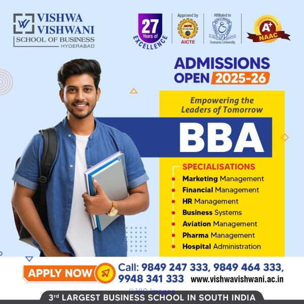 Best Degree Colleges in Hyderabad for BBA | VVISM