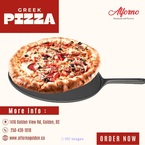 Best Greek Pizza in Golden BC | Order Online