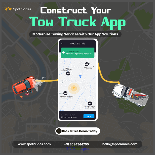 Launch Your Profitable Tow Truck Business with SpotnRides Today