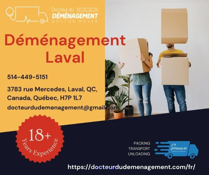 Déménagement Laval – Déménageurs Professionnels, Rapides et Fiables