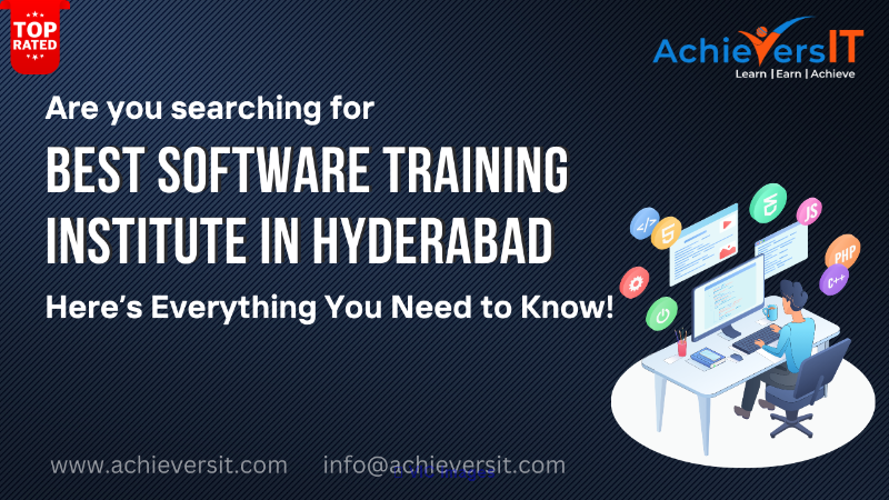 Best Software Training Institute in Hyderabad with 100% success.