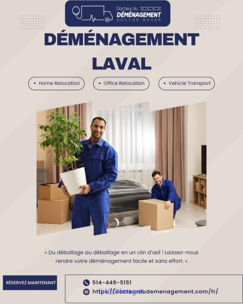 Déménagement Laval - Déménagement Laval