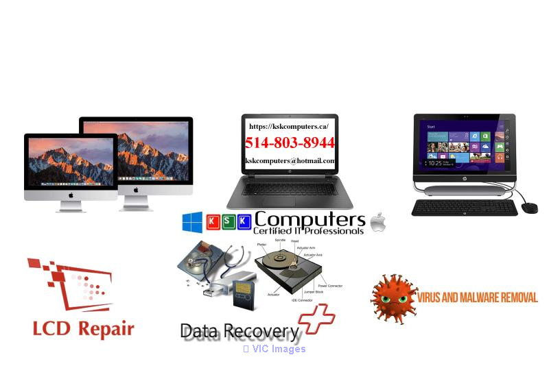 KSK Computers Montreal PC MAC Apple Repair Data Recovery